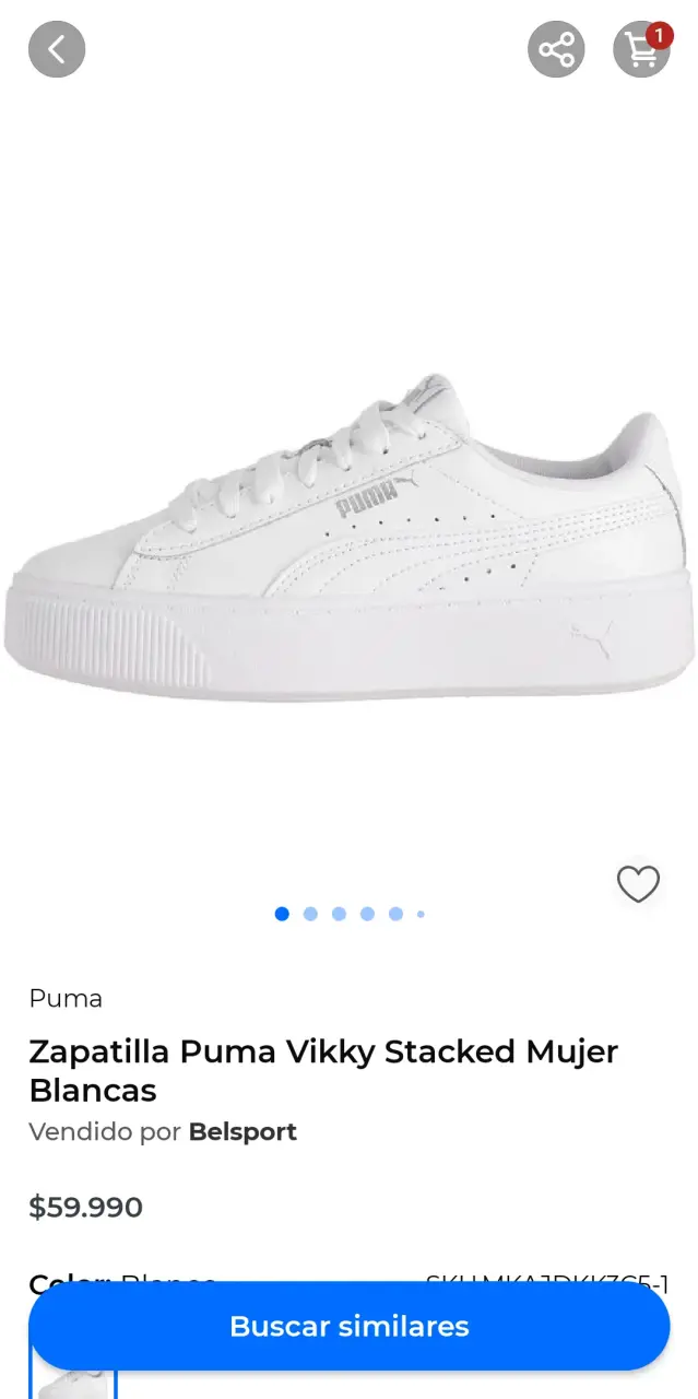 Zapatillas Puma blancas clásicas - 3