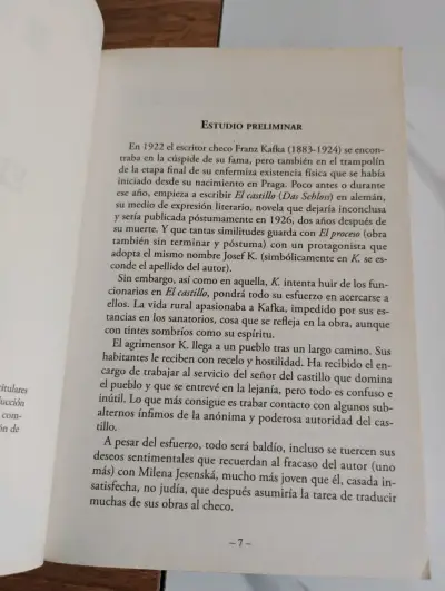 Libro 'El Castillo' de Franz Kafka - miniatura 3