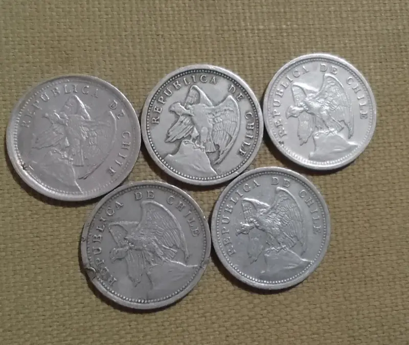 Monedas antiguas deChile 10 centavos - 2