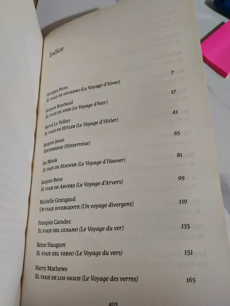 Libro 'El viaje de invierno' de Georges Perec - 4