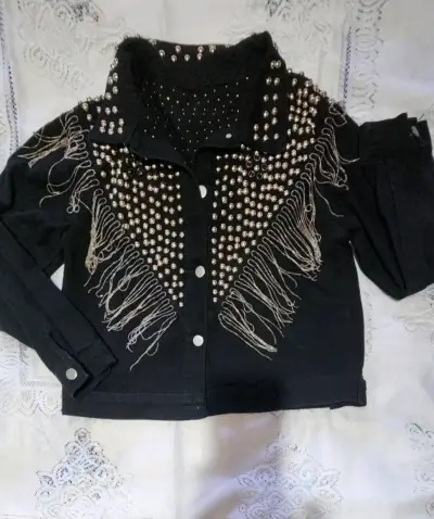 Chaqueta nueva importada mezclilla - miniatura 1