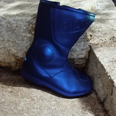 Bota de moto azul Bilt mujer - miniatura 1