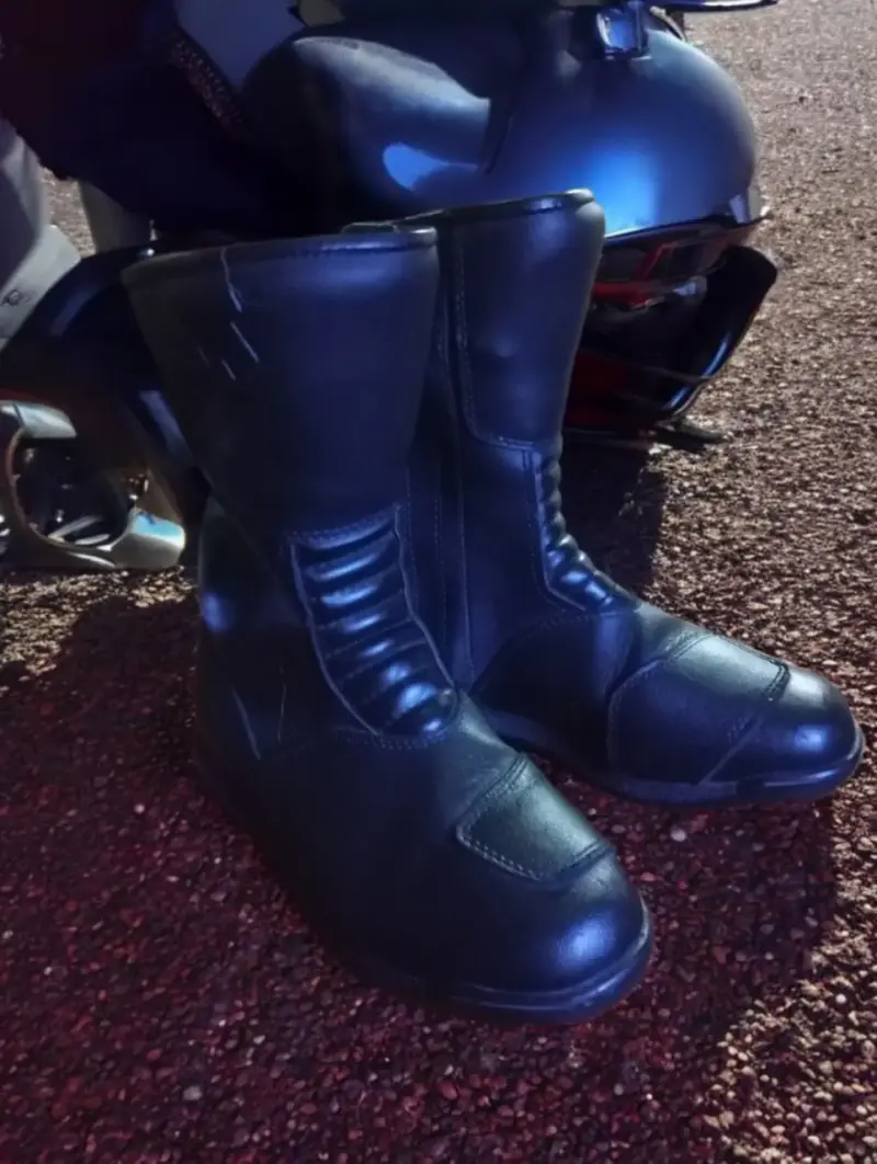 Bota de moto azul Bilt mujer - 3