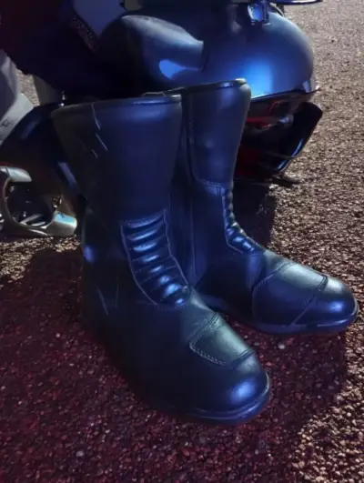 Bota de moto azul Bilt mujer - miniatura 3
