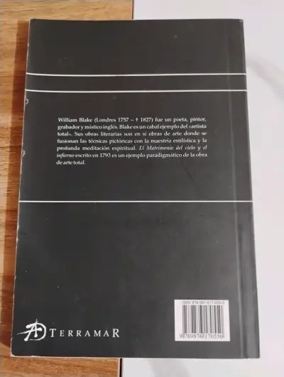 Libro 'El Matrimonio del Cielo y el Infierno' de William Blake - miniatura 5