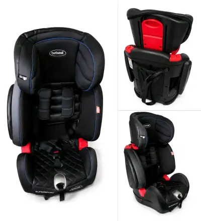 Silla de auto Bebesit Supersport negra - miniatura 2