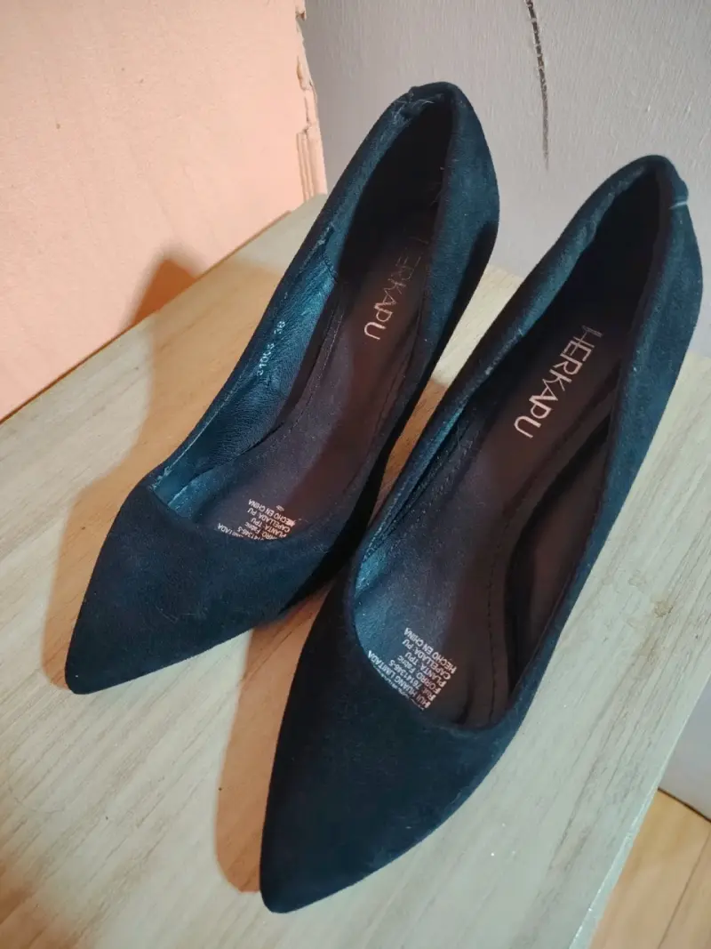 Zapatos de tacón bajo negros elegantes - 2