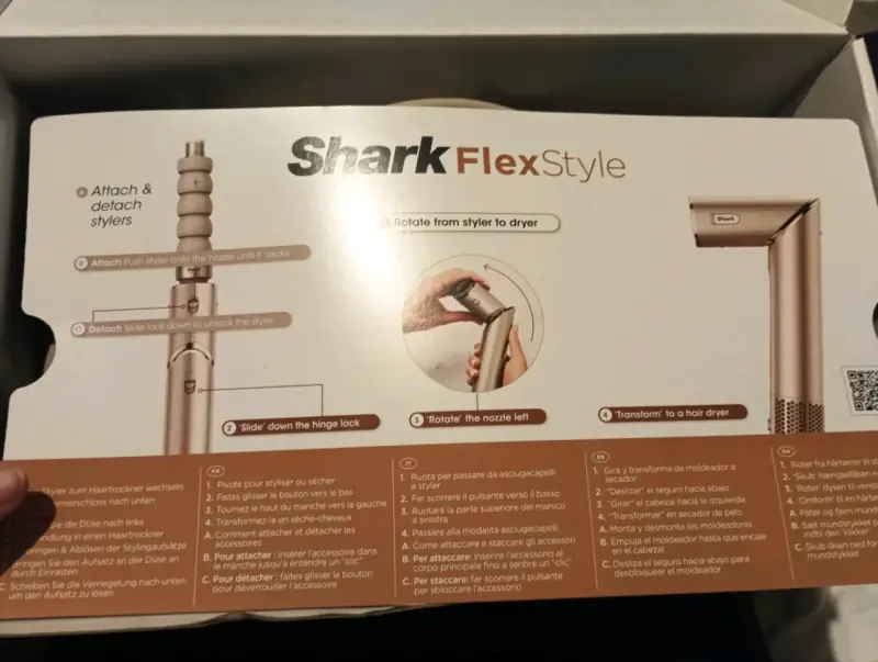 Set de herramientas para peinado Shark - 3