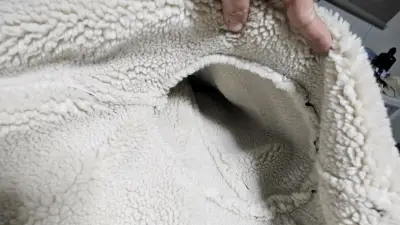 Chaqueta de cuero marrón para hombre - miniatura 5
