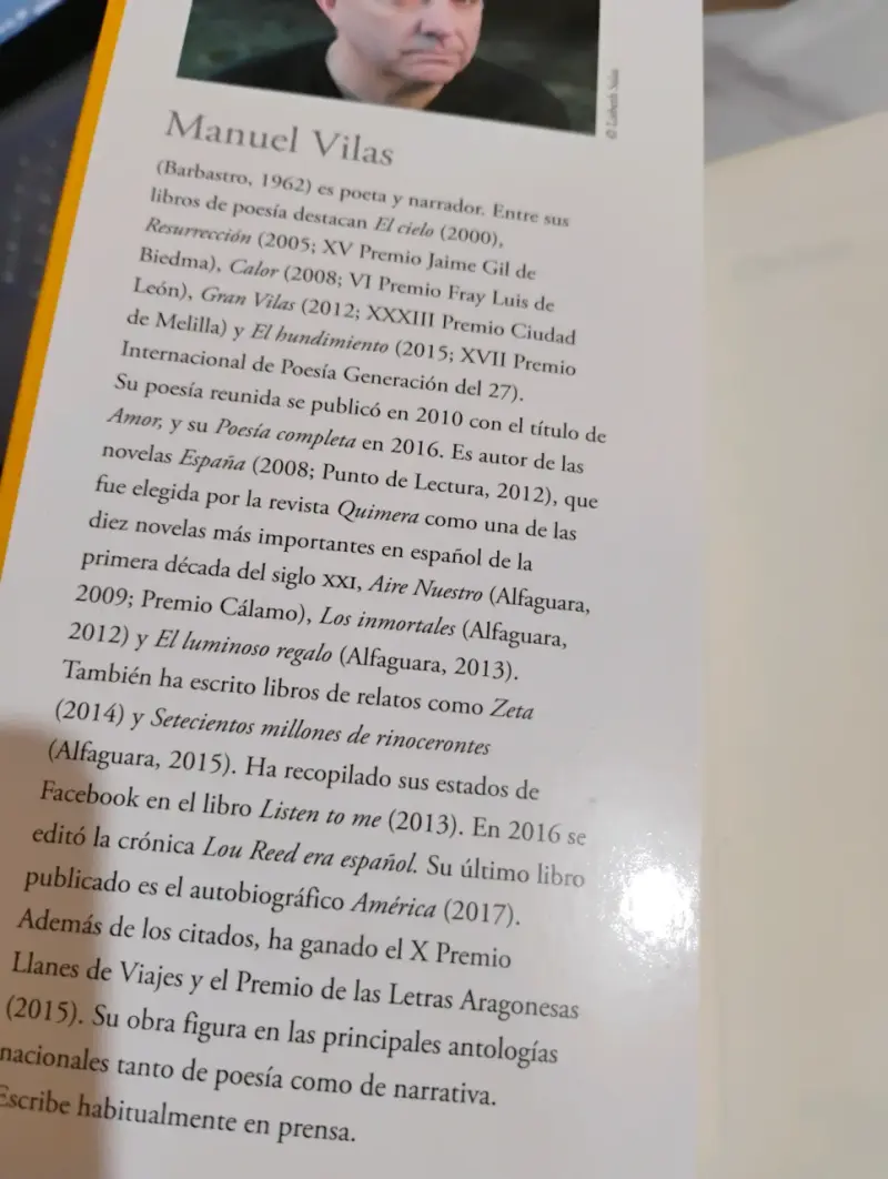 Libro 'Ordesa' de Manuel Vilas - 2