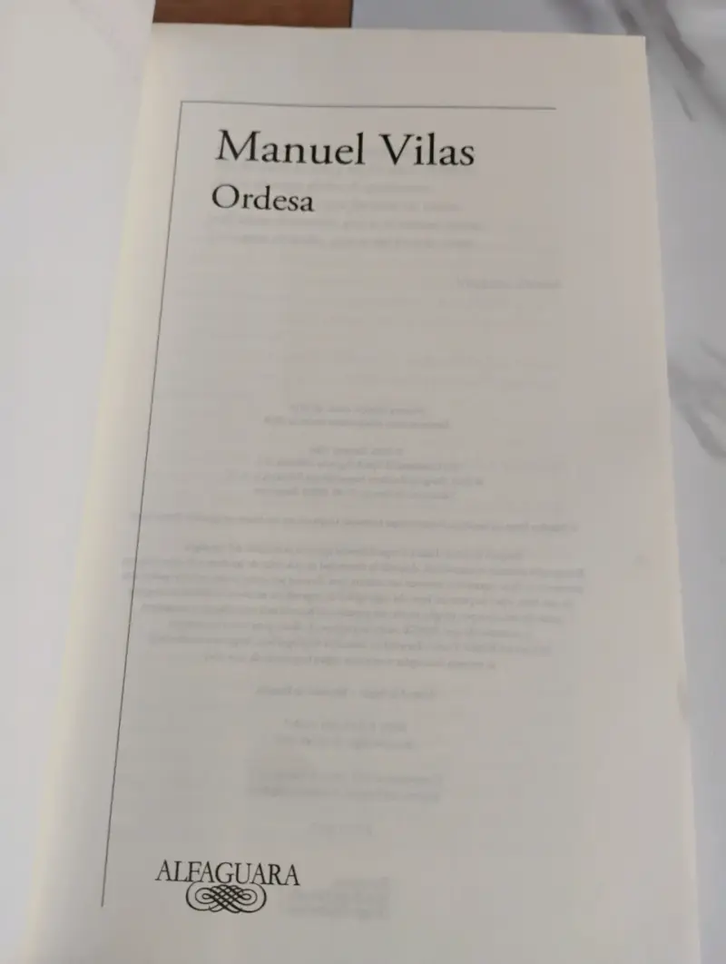 Libro 'Ordesa' de Manuel Vilas - 3
