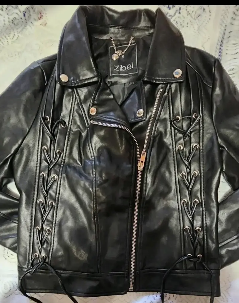 Chaqueta cuero sintético Zibel - 2