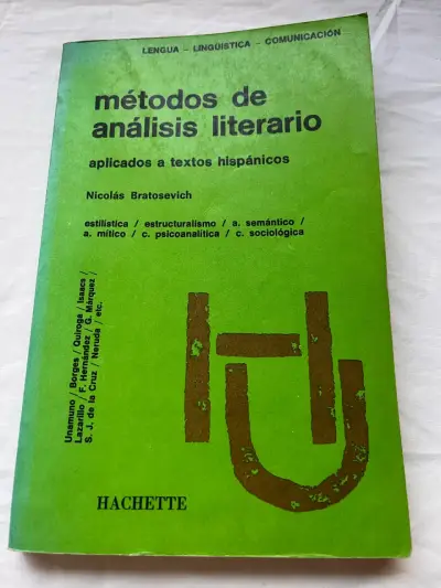 Métodos de análisis literario, Nicolás Bratosevich - miniatura 1
