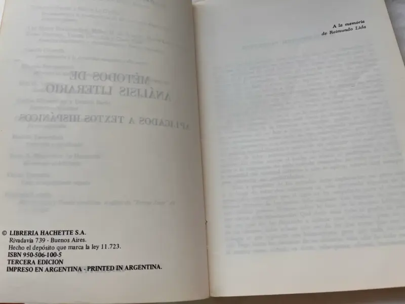 Métodos de análisis literario, Nicolás Bratosevich - 5