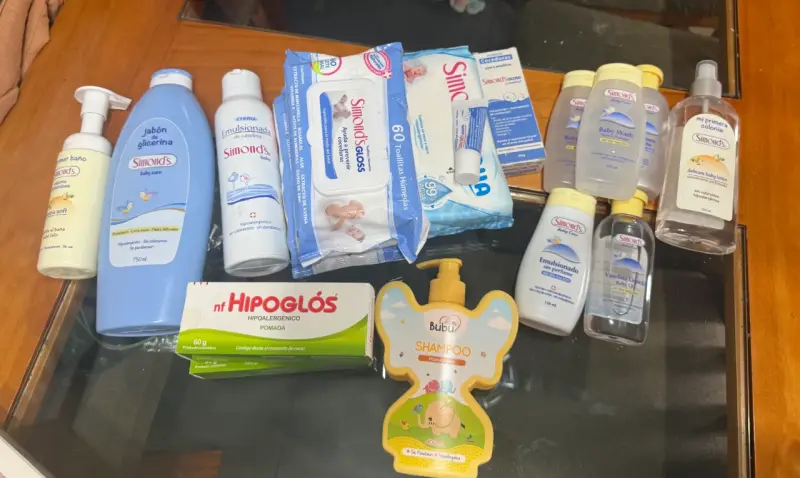 Set de cuidado para bebé Simond's y Hipoglós