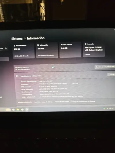 Notebook HP 245 G8 Ryzen 7 - miniatura 2
