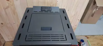 Estufa a pellet Bosca Black Visión burdeo - miniatura 3