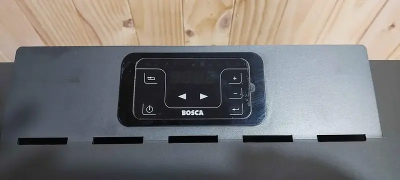 Estufa a pellet Bosca Black Visión burdeo - 5