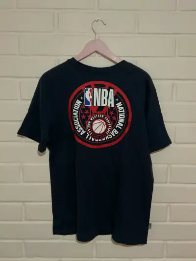 Polera negra NBA de algodón - miniatura 2
