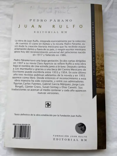 Libro 'Pedro Páramo' de Juan Rulfo - miniatura 2