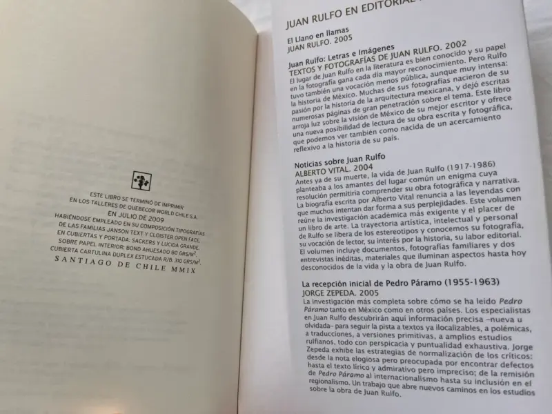 Libro 'Pedro Páramo' de Juan Rulfo - 3