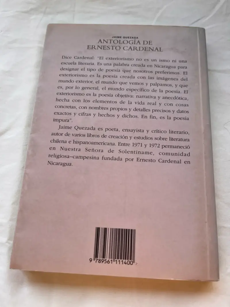 Antología de Ernesto Cardenal - Jaime Quezada - 2