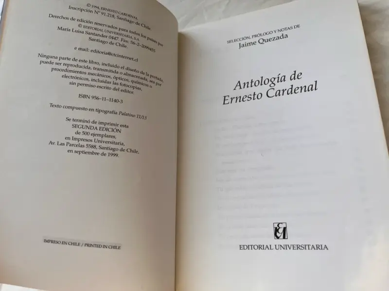 Antología de Ernesto Cardenal - Jaime Quezada - 4