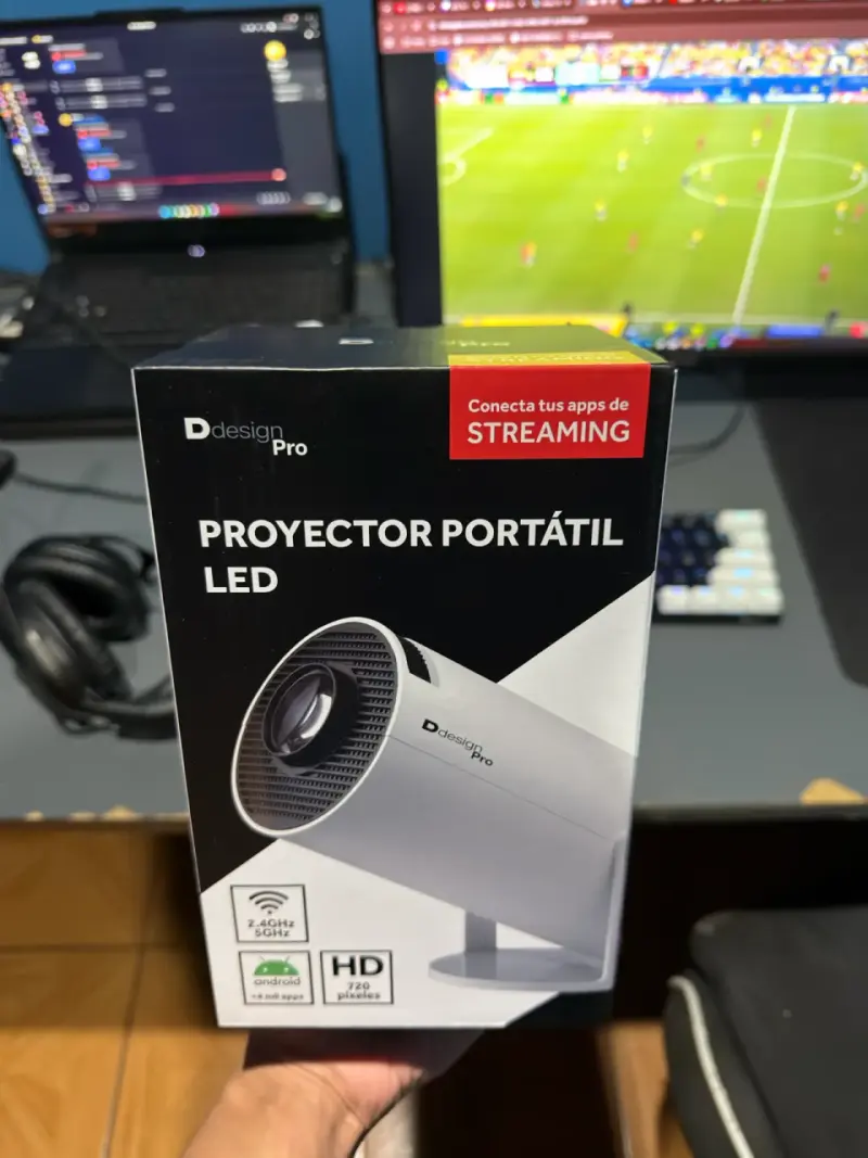 Proyector portátil LED Desing Pro HD