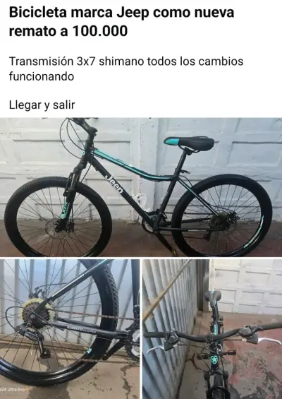 Bicicleta Jeep con transmisión Shimano 3x7 - miniatura 1