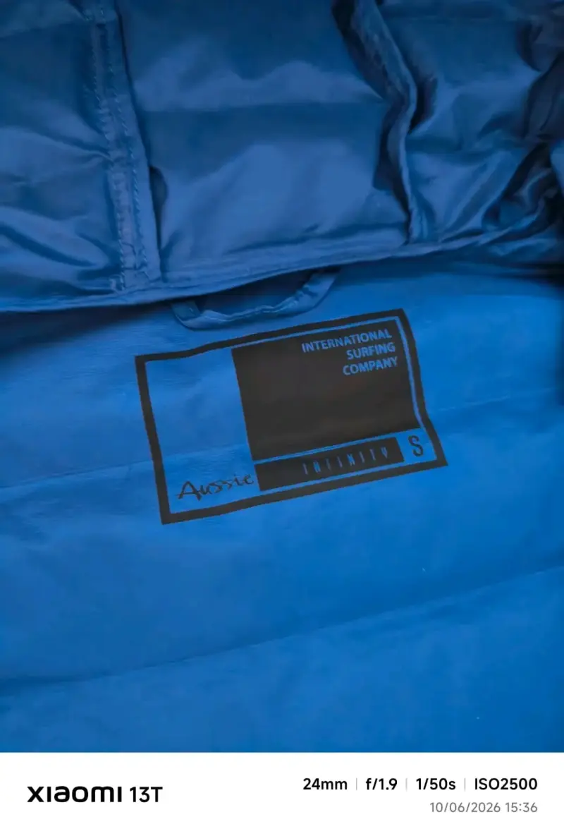 Chaqueta marca AUSSIE acolchada azul con capucha - 3