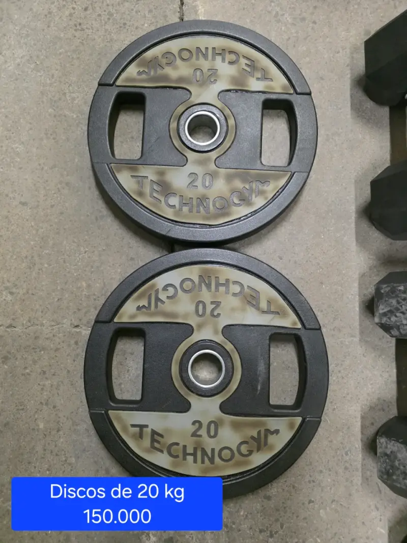 Discos de pesas Technogym 20 kg