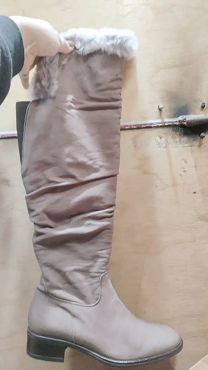 Botas de cuero marrón número 35 - 2