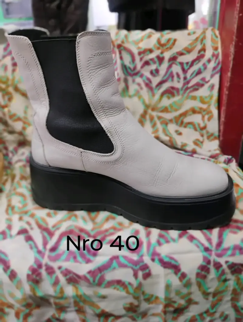 Botas de cuero marrón número 35 - 6