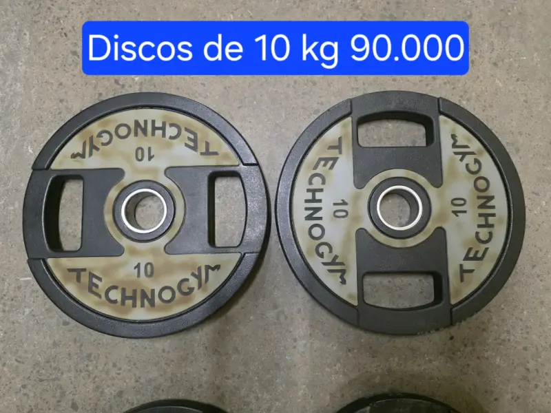 Discos de pesas Technogym 10 kg