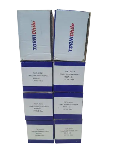 Pack 8 Cajas Tornillos Punta Broca 6x2" Tornichile - miniatura 1
