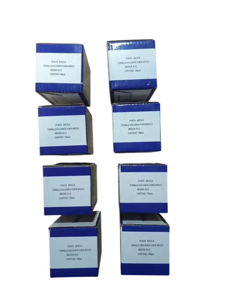 Pack 8 Cajas Tornillos Punta Broca 6x2" Tornichile - 2