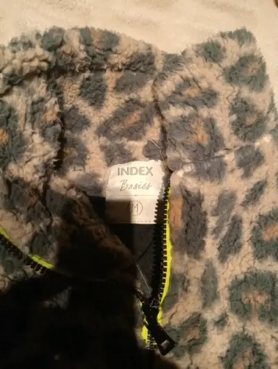 Chaqueta de peluche con estampado animal print - miniatura 2