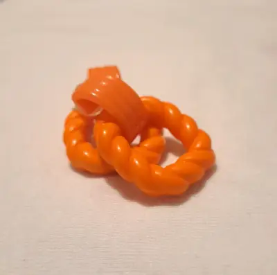 Aros  naranjas modernos - miniatura 2