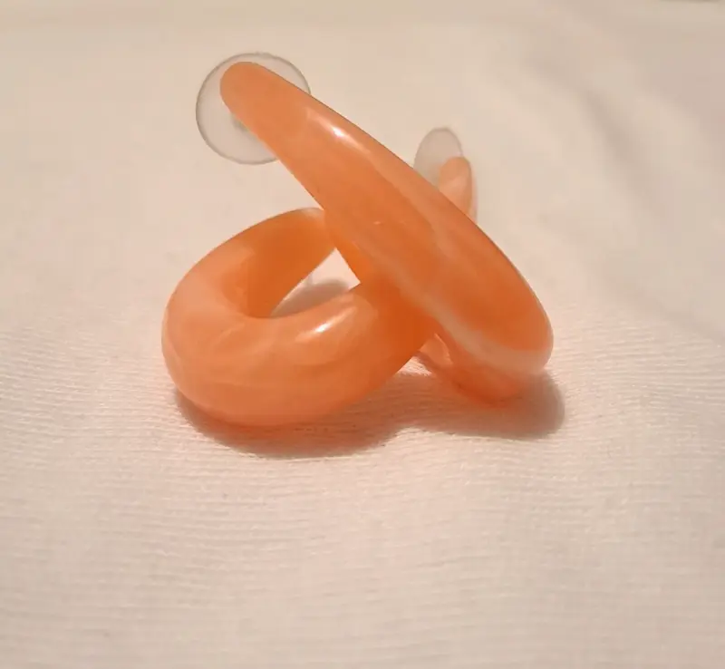 Aros  naranjas modernos - 3