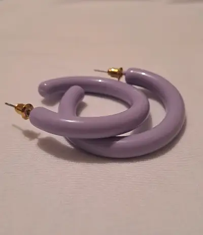 Aros color lila mate - miniatura 5