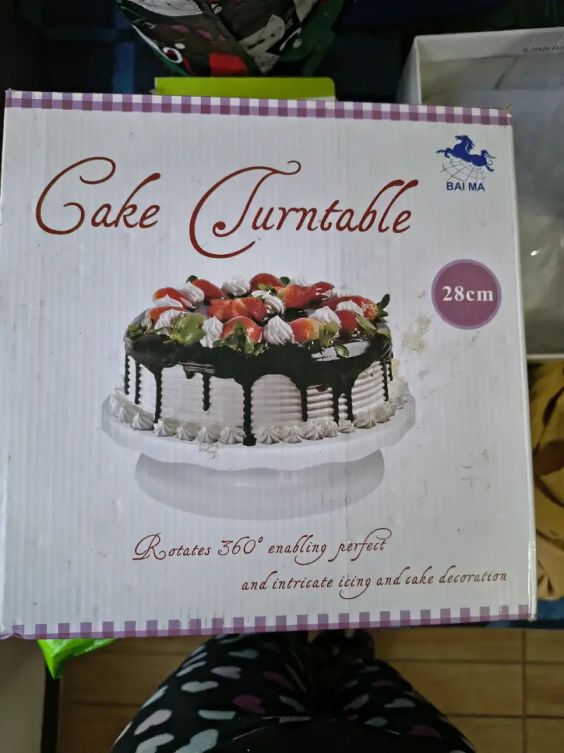 Base giratoria para tortas 28cm Bai Ma