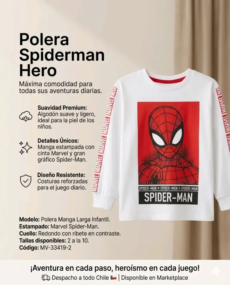 Polera Spider-Man - 2