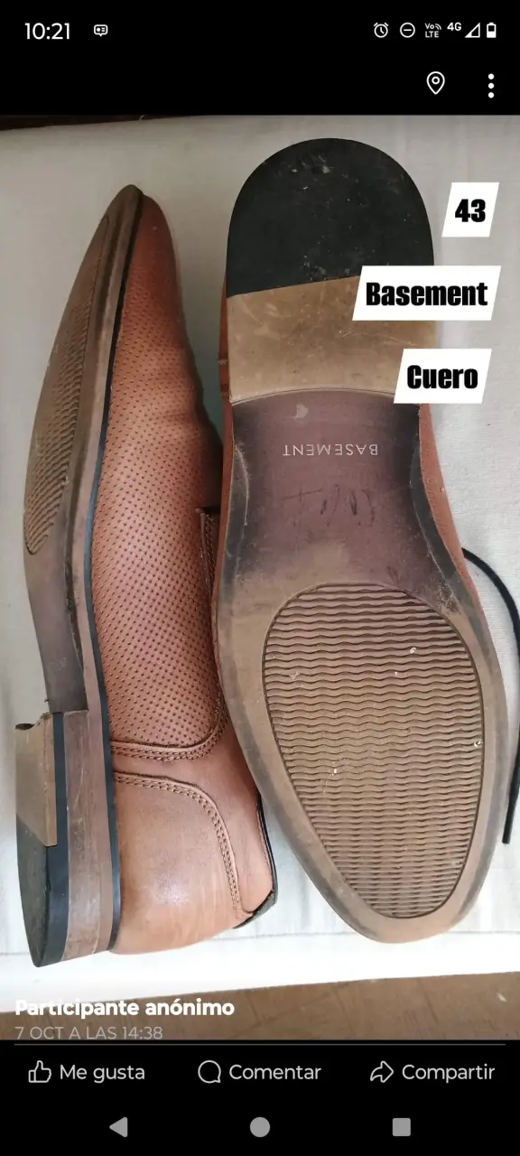 Zapatos de cuero marrón para hombre - 2