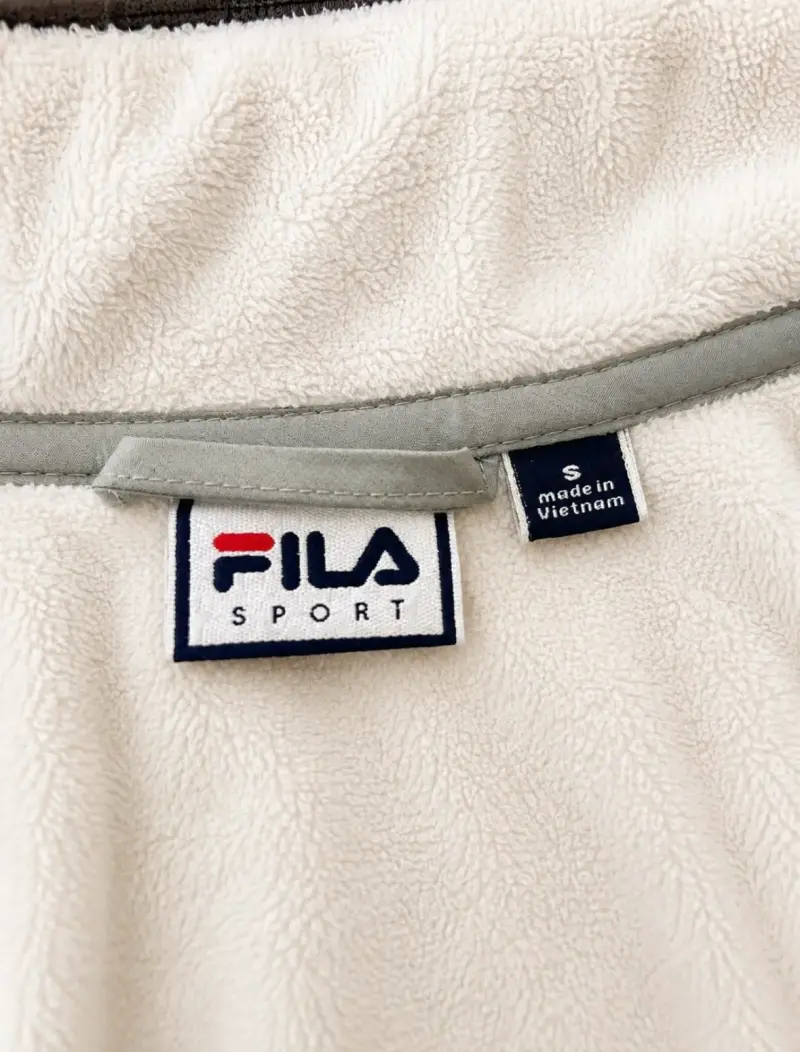 Chaqueta polar Fila gris y blanca - 4