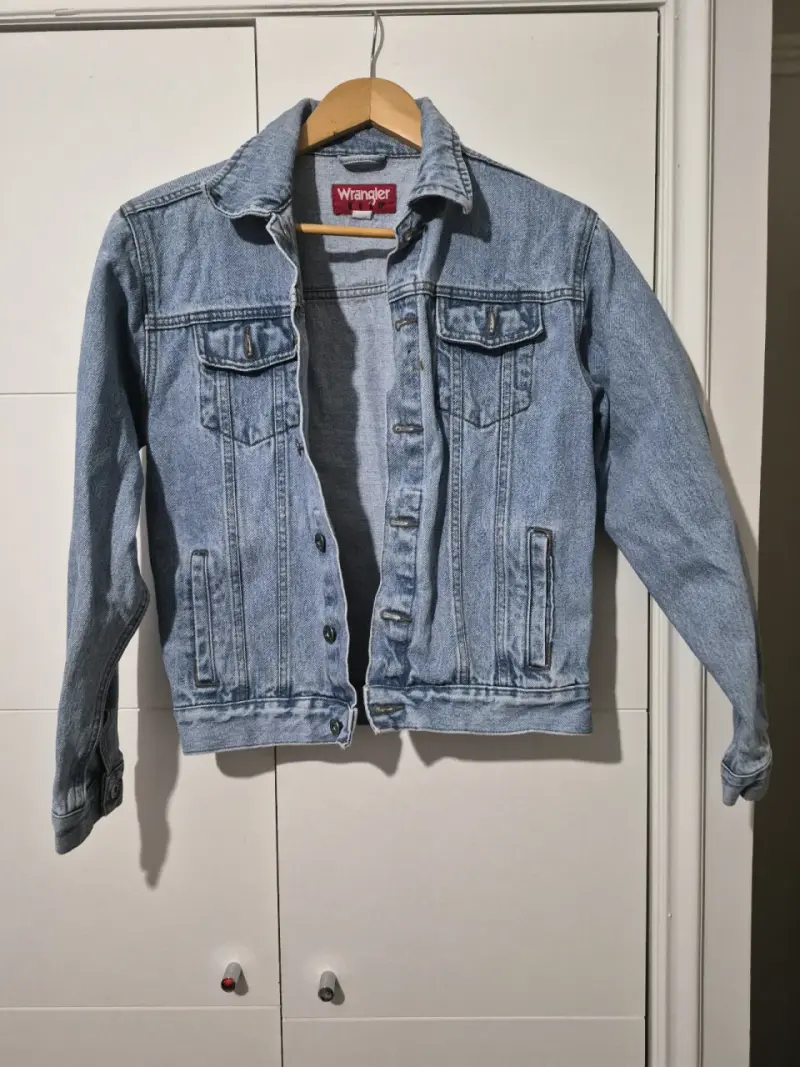 Chaqueta de mezclilla Wrangler azul - 1