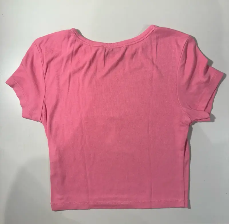 Polera rosa Zara de algodón - 2