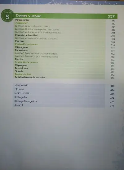 Libro de Matemáticas IV Medio Santillana - miniatura 5