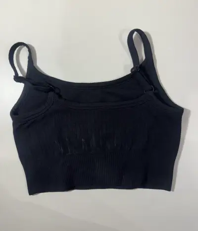 Top deportivo negro sin mangas H&M - miniatura 2