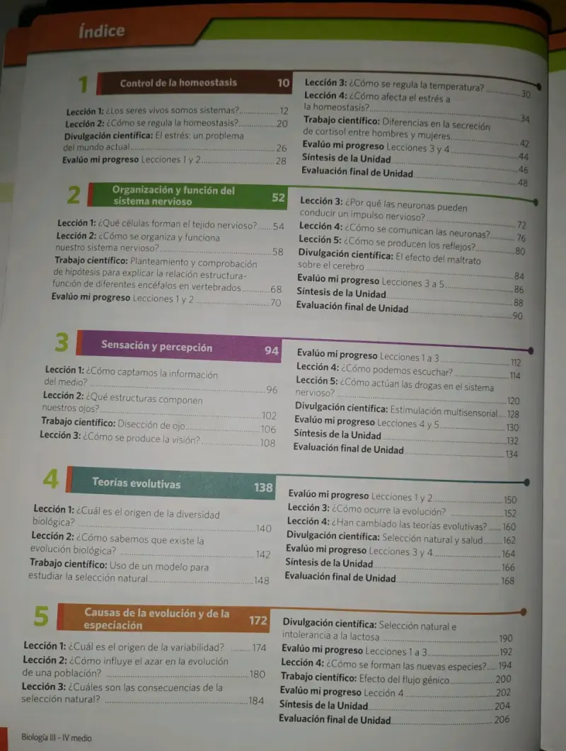 Libro de Biología III-IV Medio Santillana - 4