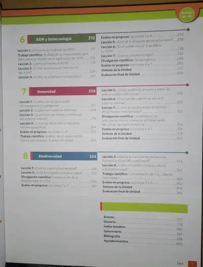 Libro de Biología III-IV Medio Santillana - miniatura 5